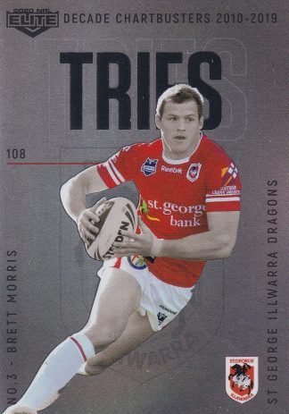 2020 NRL Elite Decade Chartbusters - DC03 Brett Morris St George Dragons
