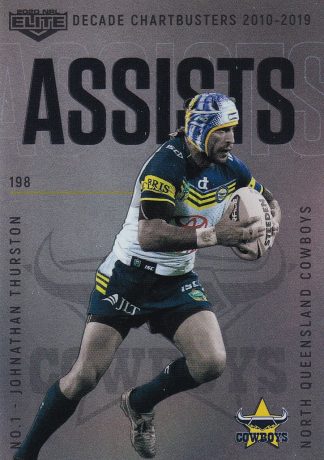 2020 NRL Elite Decade Chartbusters - DC07 Johnathan Thurston North QLD Cowboys