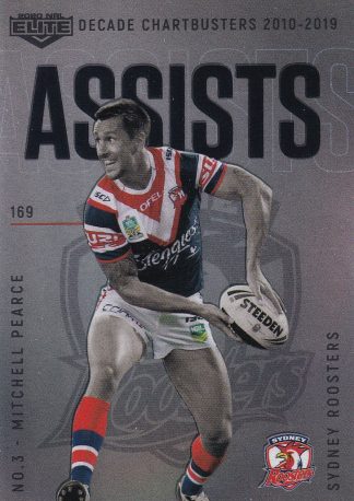 2020 NRL Elite Decade Chartbusters - DC09 Mitchell Pearce Sydney Roosters
