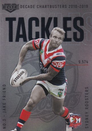 2020 NRL Elite Decade Chartbusters - DC12 Jake Friend Sydney Roosters
