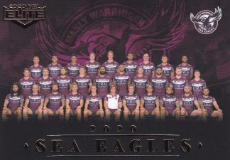 2020 NRL Elite Team Photo - CL06 Manly Sea Eagles