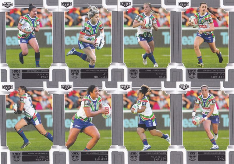 2020 NRL Elite WNRL Women NRL - Warriors Team Set