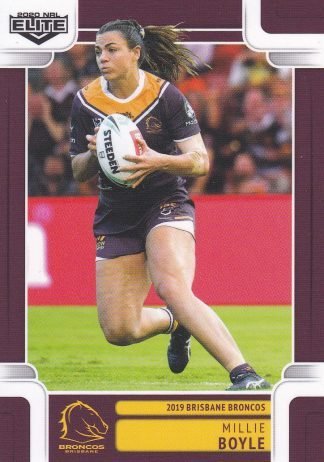 2020 NRL Elite Women NRL - WNRL03 Millie Boyle Brisbane Broncos