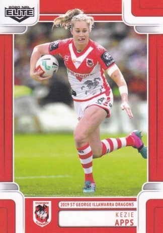 2020 NRL Elite Women NRL - WNRL09 Kezie Apps St George Dragons