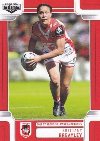 2020 NRL Elite Women NRL - WNRL11 Brittany Breayley St George Dragons