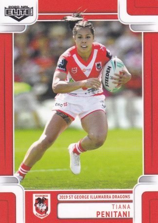 2020 NRL Elite Women NRL - WNRL12 Tiana Penitani St George Dragons