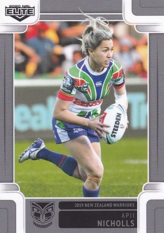 2020 NRL Elite Women NRL - WNRL27 Apii Nicholls Warriors