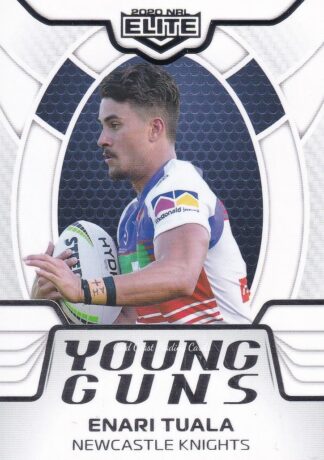 2020 NRL Elite Young Guns White - YG16 Enari Tuala Newcastle Knights