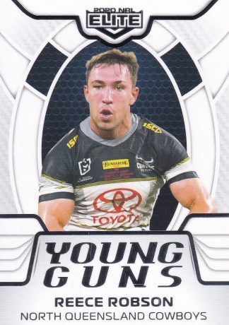 2020 NRL Elite Young Guns White - YG18 Reece Robson North QLD Cowboys
