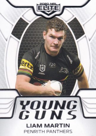 2020 NRL Elite Young Guns White - YG22 Liam Martin Penrith Panthers