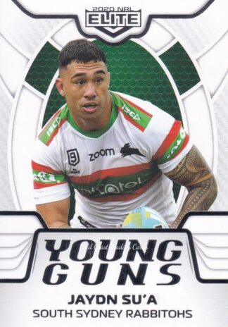 2020 NRL Elite Young Guns White - YG23 Jaydn Su'a South Sydney Rabbitohs