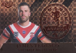 2020 NRL Elite Dally M Award Parallel - DMP02 James Tedesco Sydney Roosters