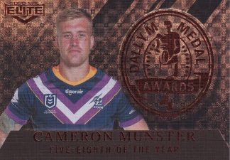 2020 NRL Elite Dally M Award Parallel - DMP05 Cameron Munster Melbourne Storm