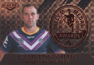 2020 NRL Elite Dally M Award Parallel - DMP10 Cameron Smith Melbourne Storm