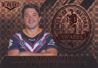 2020 NRL Elite Dally M Award Parallel - DMP11 Brandon Smith Melbourne Storm