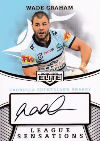 2020 NRL Elite League Sensations Signature Team - LST04 Wade Graham Cronulla Sharks