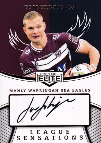 2020 NRL Elite League Sensations Signature Team - LST06 Tom Trbojevic Manly Sea Eagles