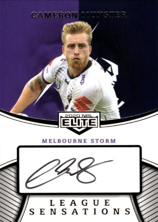 2020 NRL Elite League Sensations Signature Team - LST07 Cameron Munster Melbourne Storm
