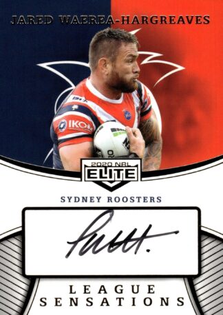 2020 NRL Elite League Sensations Signature Team - LST14 Jared Waerea-Hargreaves Sydney Roosters
