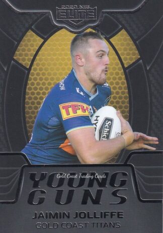 2020 NRL Elite Young Guns Black - YGB05 Jaimin Jolliffe Gold Coast Titans