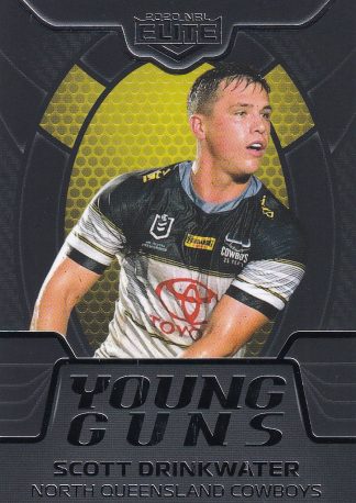 2020 NRL Elite Young Guns Black - YGB09 Scott Drinkwater North QLD Cowboys