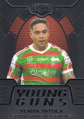 2020 NRL Elite Young Guns Black - YGB12 Tevita Tatola South Sydney Rabbitohs