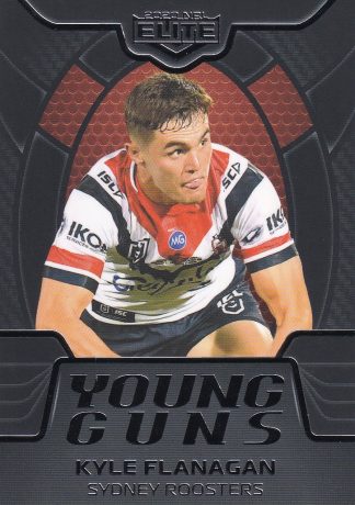 2020 NRL Elite Young Guns Black - YGB14 Kyle Flanagan Sydney Roosters