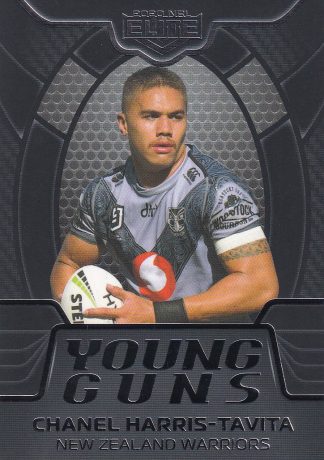 2020 NRL Elite Young Guns Black - YGB15 Chanel Harris-Tavita Warriors