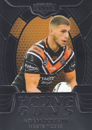 2020 NRL Elite Young Guns Black - YGB16 Adam Doueihi Wests Tigers