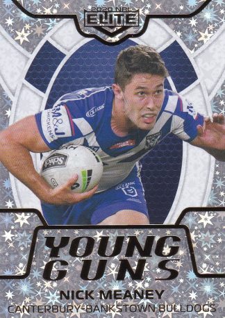 2020 NRL Elite Young Guns Parallel - YGP05 Nick Meaney Canterbury Bulldogs