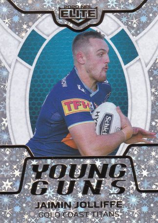 2020 NRL Elite Young Guns Parallel - YGP10 Jaimin Jolliffe Gold Coast Titans
