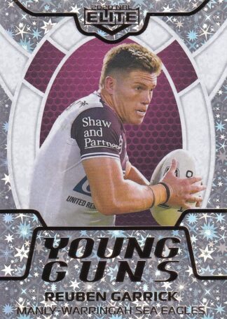 2020 NRL Elite Young Guns Parallel - YGP11 Reuben Garrick Manly Sea Eagles