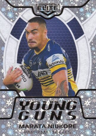 2020 NRL Elite Young Guns Parallel - YGP20 Marata Niukore Parramatta Eels
