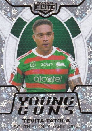 2020 NRL Elite Young Guns Parallel - YGP24 Tevita Tatola South Sydney Rabbitohs