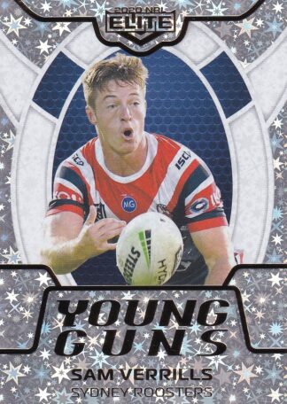 2020 NRL Elite Young Guns Parallel - YGP28 Sam Verrills Sydney Roosters