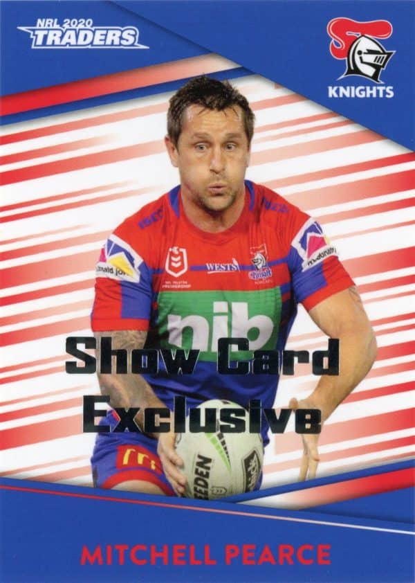 2020 NRL Traders Show Card Exclusive - 077 Mitchell Pearce Newcastle Knights
