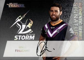 2020 NRL Traders Authentics Signature Series  - AS07 Dale Finucane Melbourne Storm