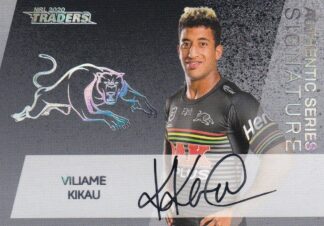 2020 NRL Traders Authentics Signature Series - AS11 Viliame Kikau Penrith Panthers