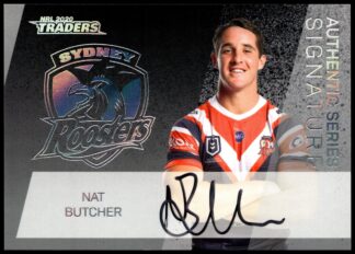 2020 NRL Traders Authentics Signature Series - AS14 Nat Butcher Sydney Roosters