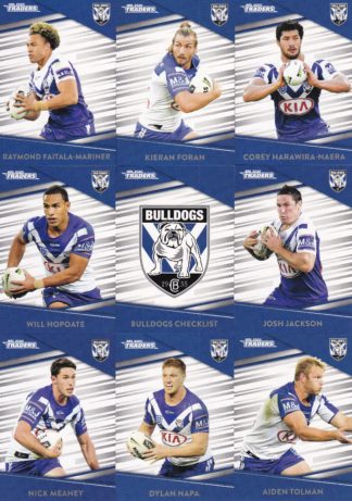 2020 NRL Traders Base Team Set - Canterbury Bulldogs