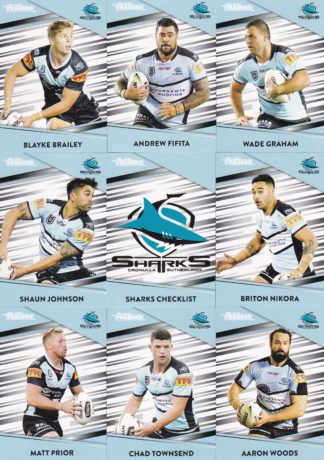2020 NRL Traders Base Team Set - Cronulla Sharks