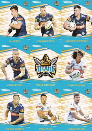2020 NRL Traders Base Team Set - Gold Coast Titans