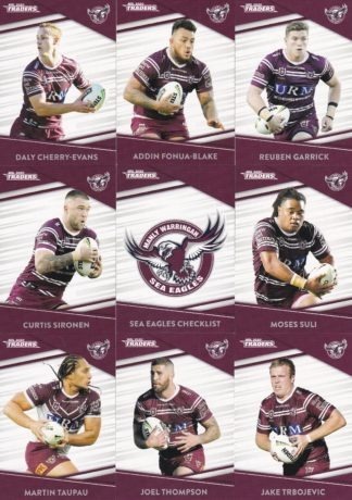 2020 NRL Traders Base Team Set - Manly Sea Eagles