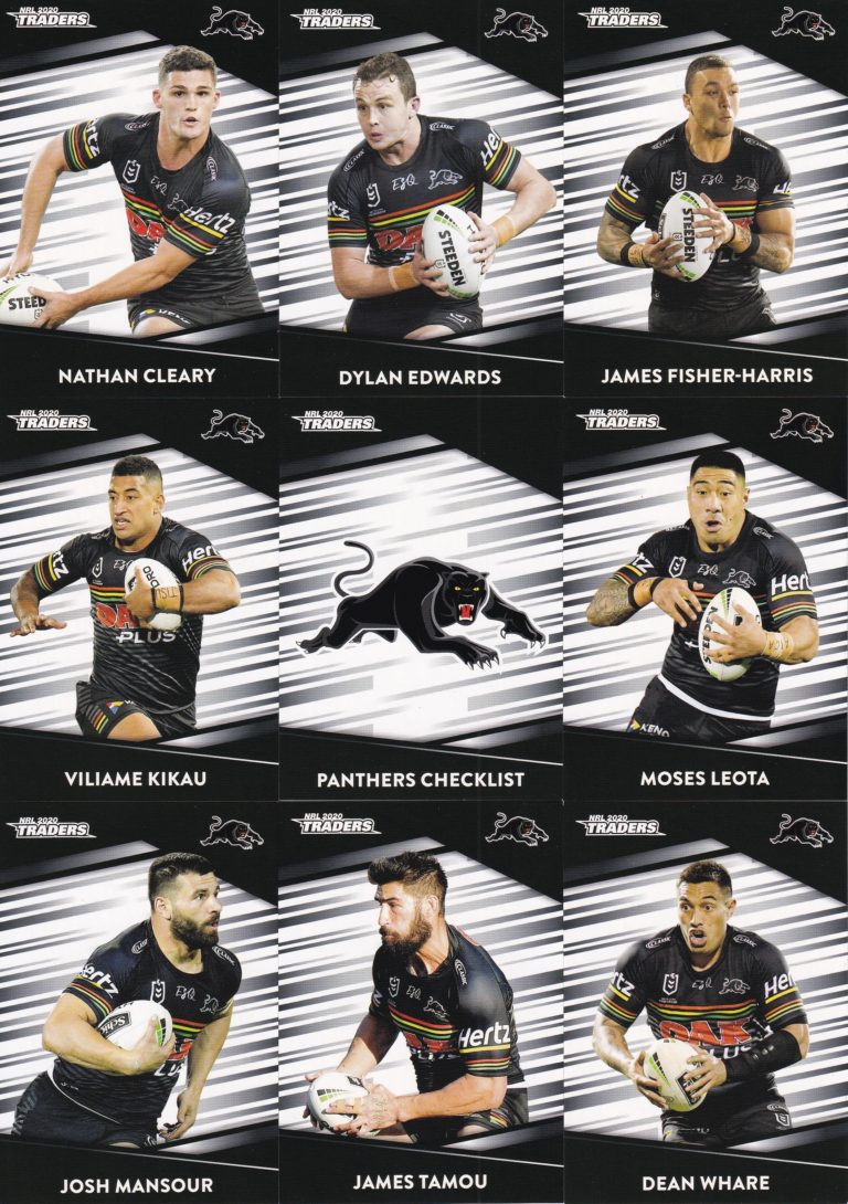 2020 NRL Traders Base Team Set - Penrith Panthers