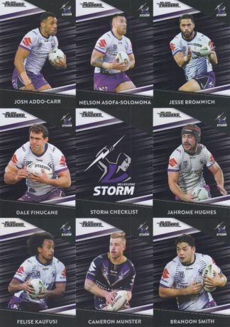 2020 NRL Traders Platinum Parallel Team Set - Melbourne Storm