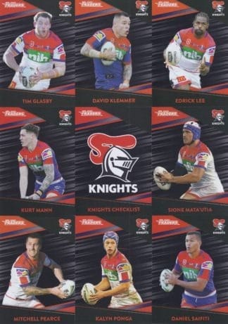 2020 NRL Traders Platinum Parallel Team Set - Newcastle Knights