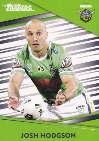 2020 NRL Traders Common Card - Base 015 Josh Hodgson Canberra Raiders