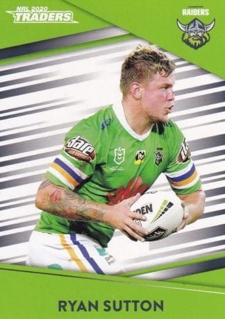 2020 NRL Traders Common Card - Base 018 Ryan Sutton Canberra Raiders