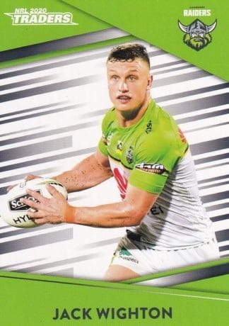2020 NRL Traders Common Card - Base 020 Jack Wighton Canberra Raiders