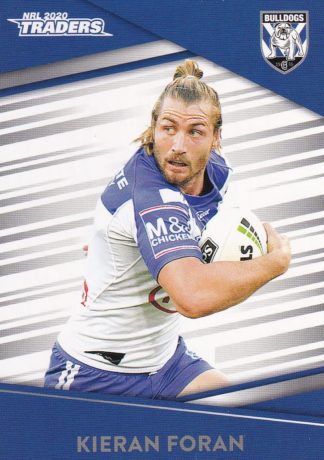 2020 NRL Traders Common Card - Base 023 Kieran Foran Canterbury Bulldogs